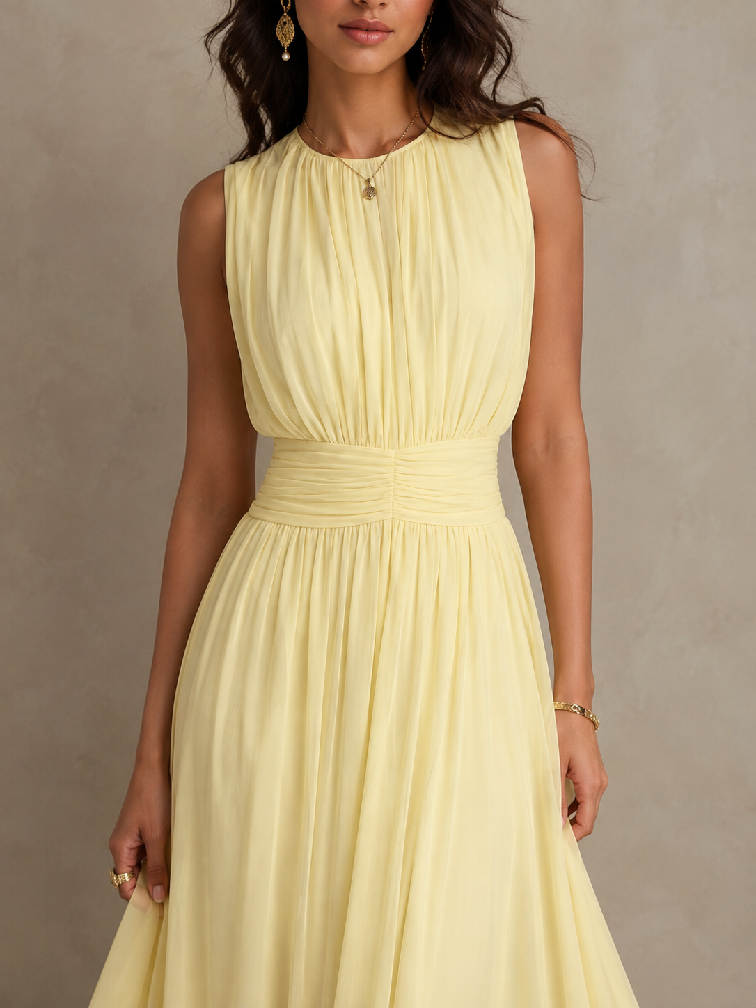 ISABEL | RUCHED MAXI DRESS