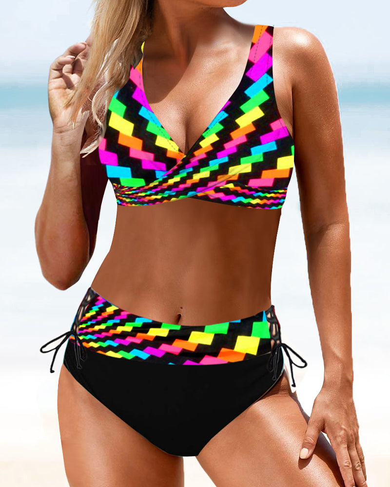 SARA | CHEERFUL AND COLOURFUL BIKINI