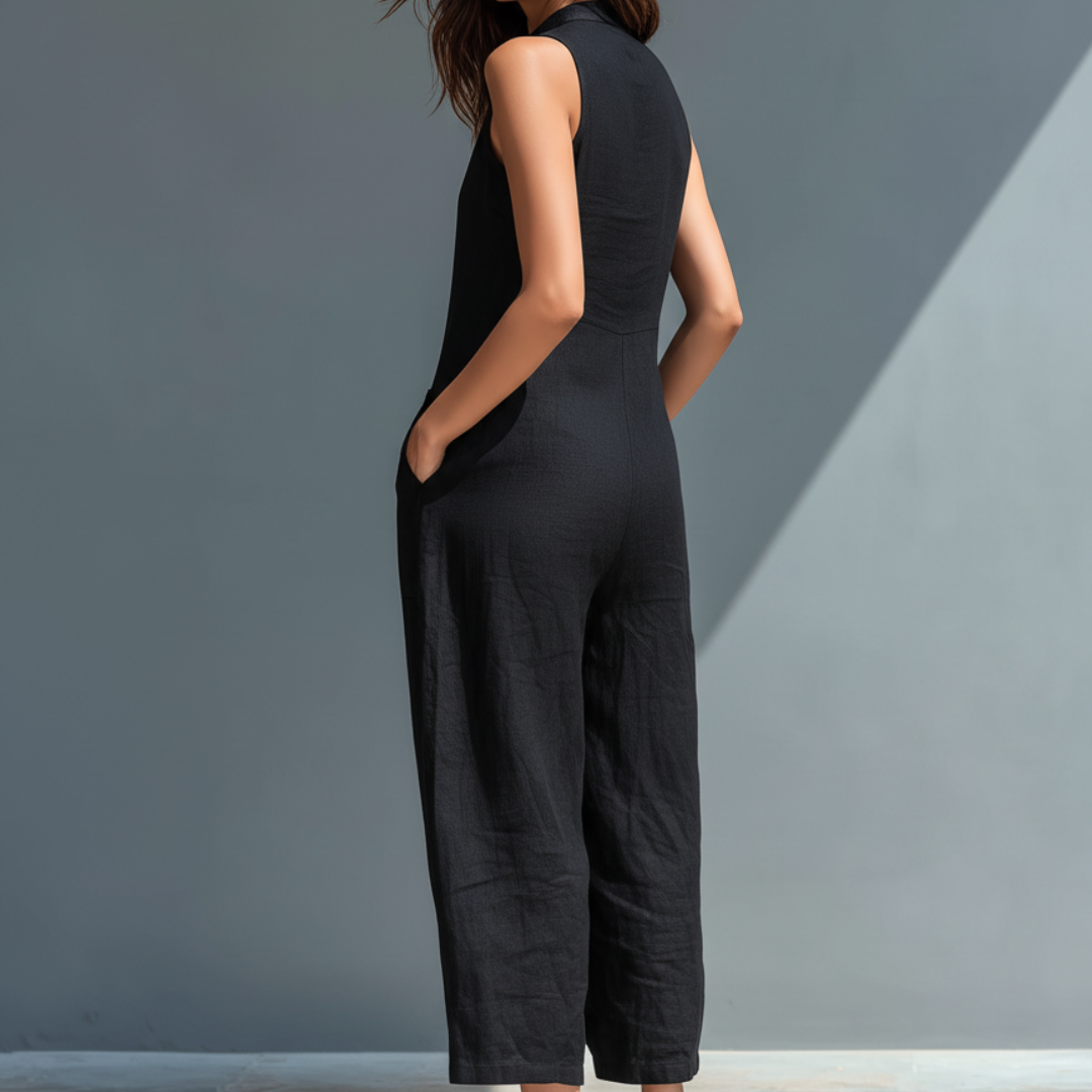 PRECIOUS | SLEEVELESS MANDARIN COLLAR DRESS
