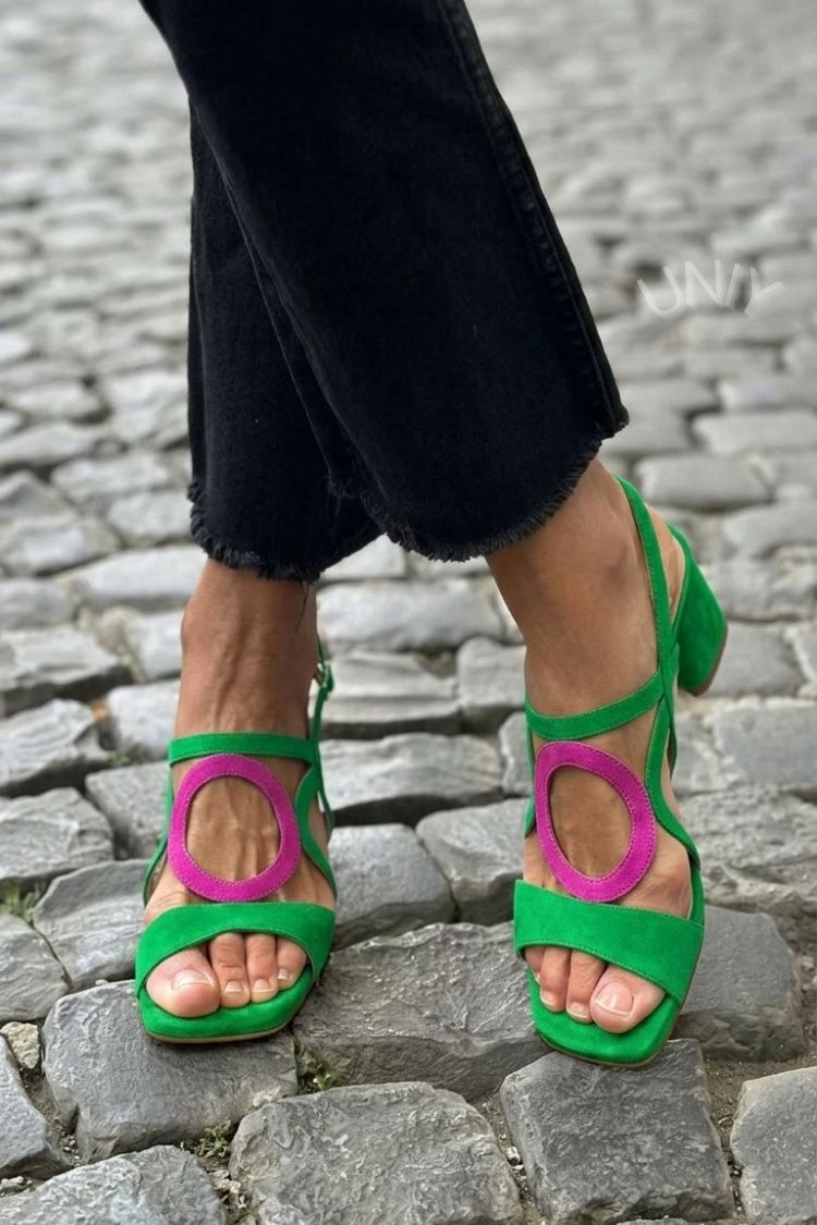VALENTINA | VIBRANT CUT-OUT SANDALS