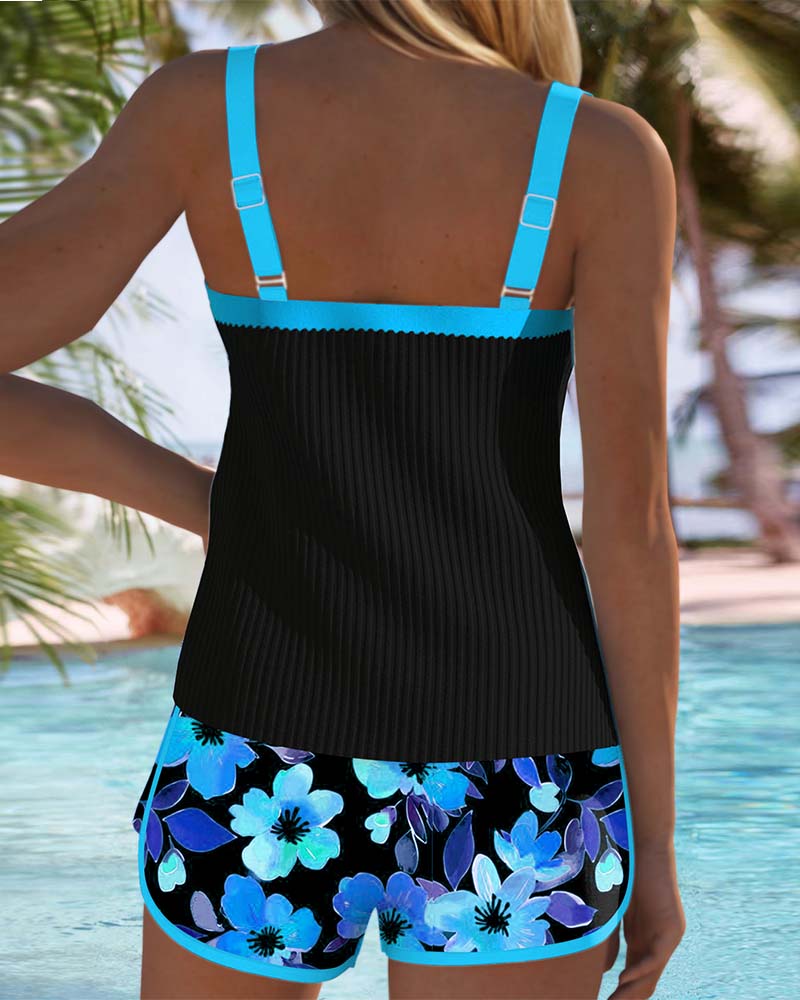 AITANA | ELEGANT TWO-PIECE TANKINI SET