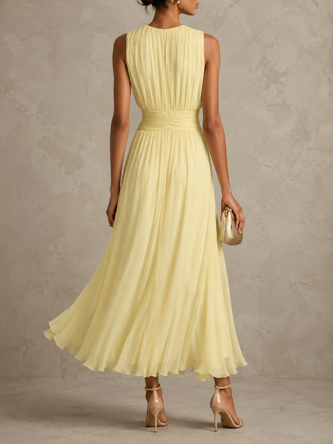 ISABEL | RUCHED MAXI DRESS