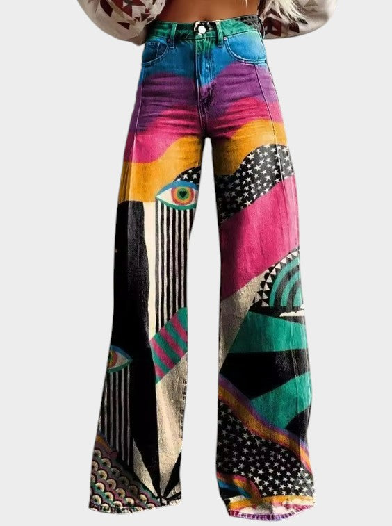 TALIA | BOHO CHIC FLARED JEANS