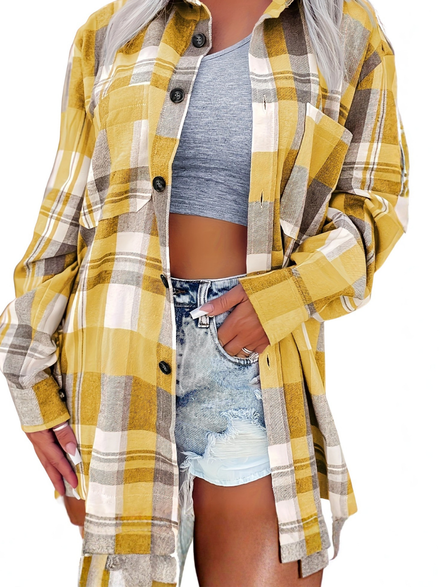 ELOISE | LONG SLEEVE GINGHAM SHIRT