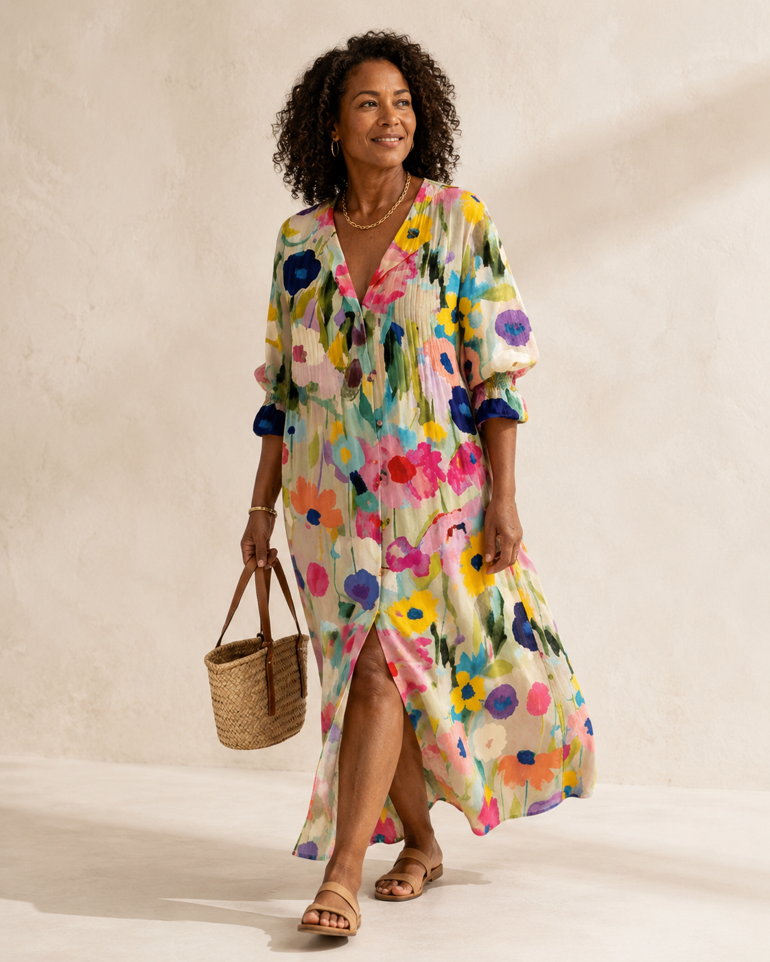 MARIKE | LIGHTWEIGHT BOHEMIAN MAXI DRESS