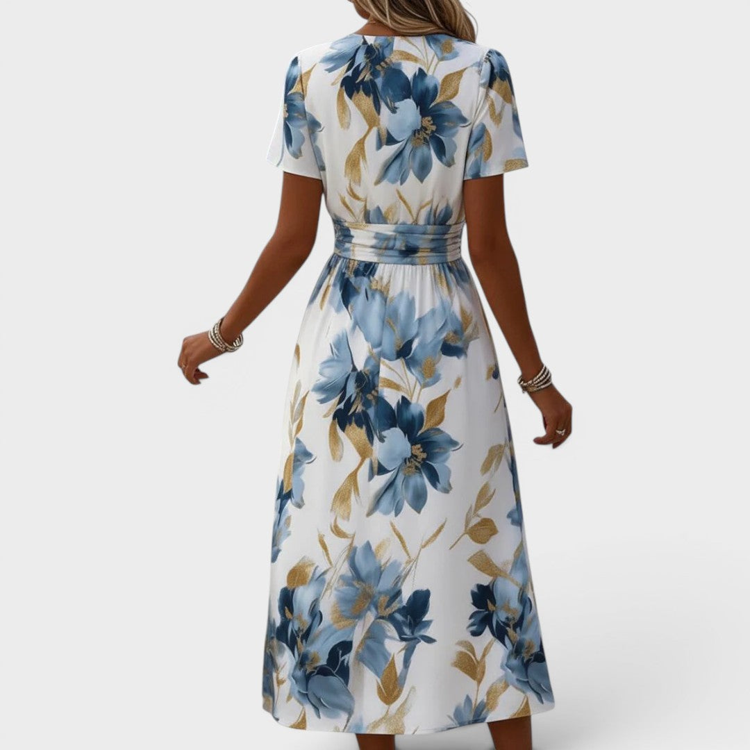 DENISE | FLORAL MIDI DRESS