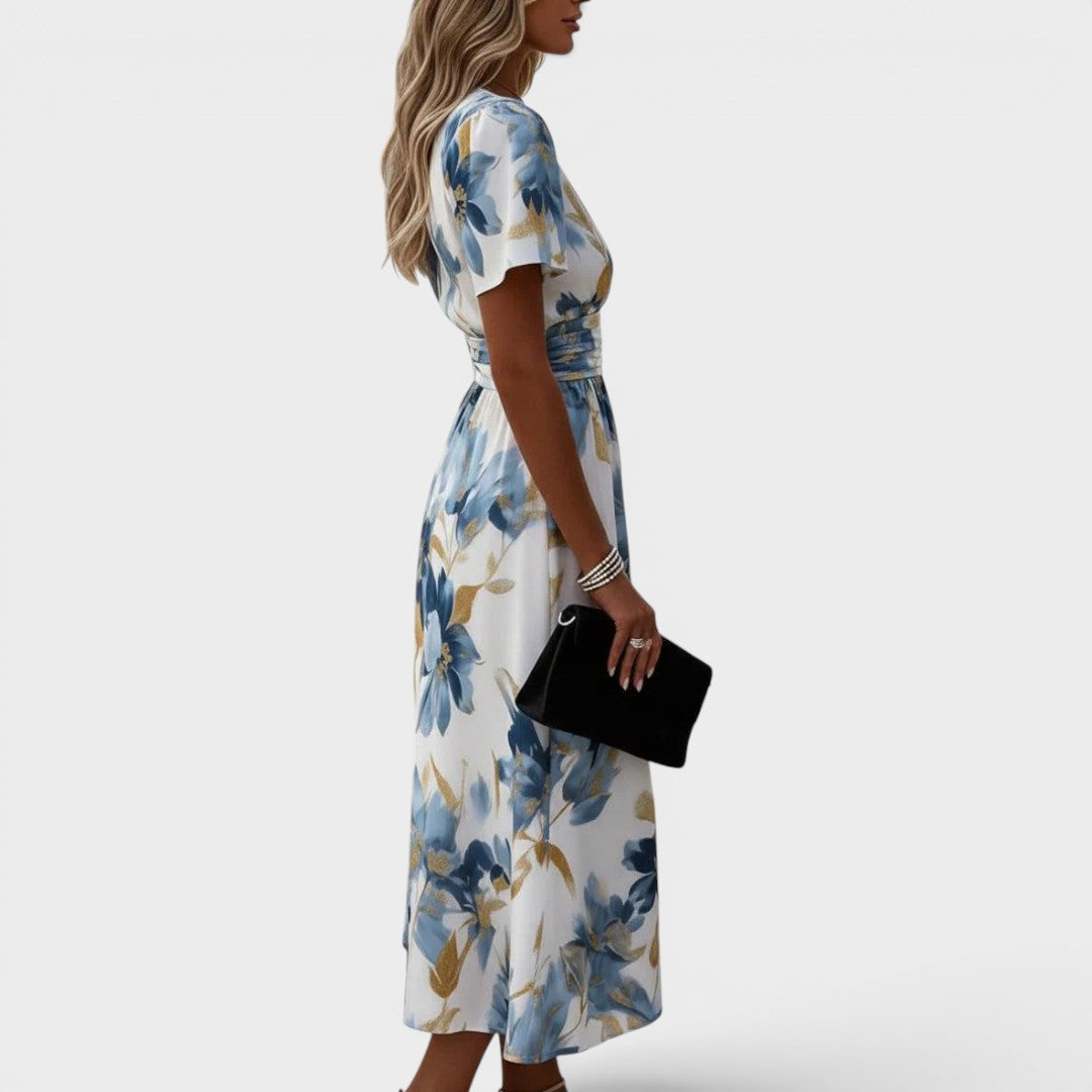 DENISE | FLORAL MIDI DRESS