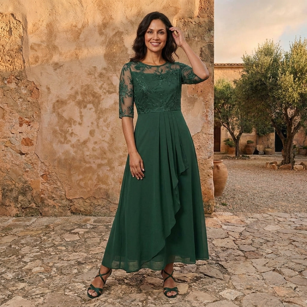 ELODIE | ELEGANT CHIFFON DRESS
