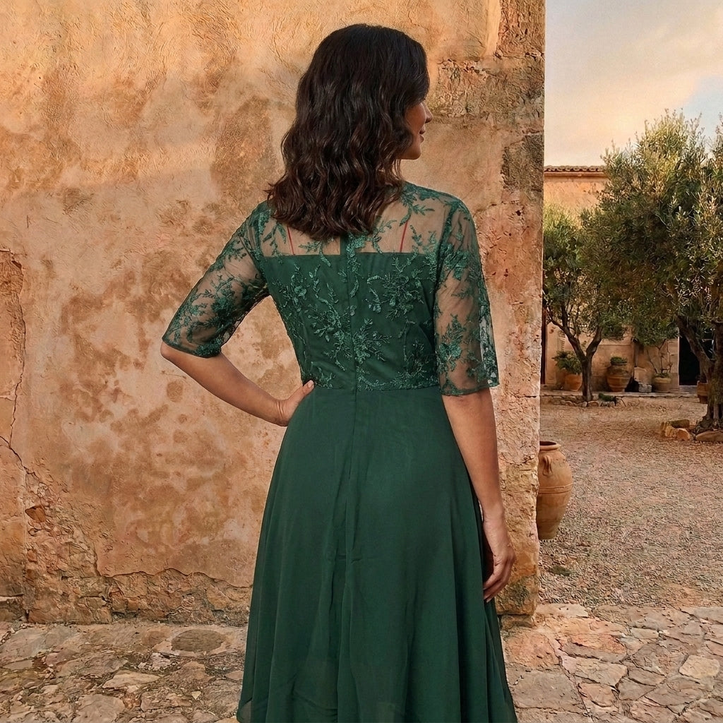 ELODIE | ELEGANT CHIFFON DRESS