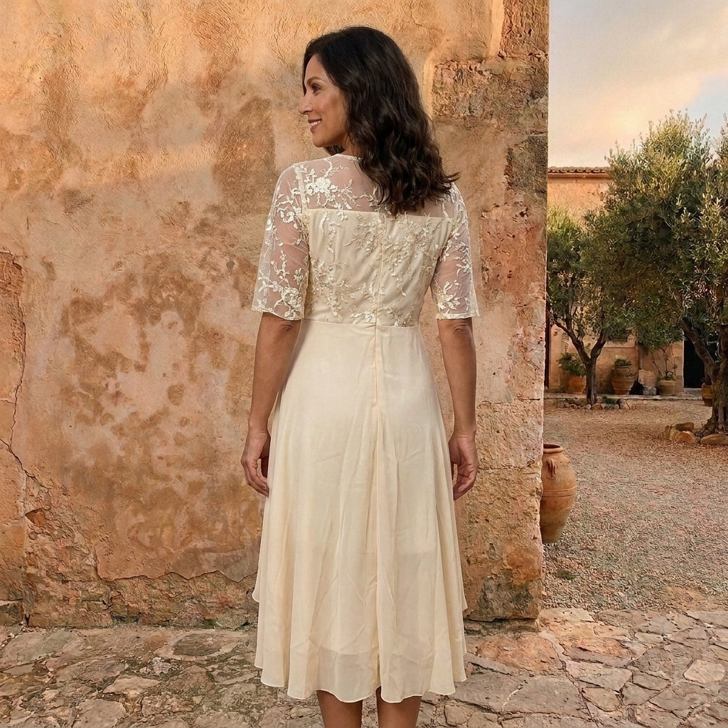 ELODIE | ELEGANT CHIFFON DRESS