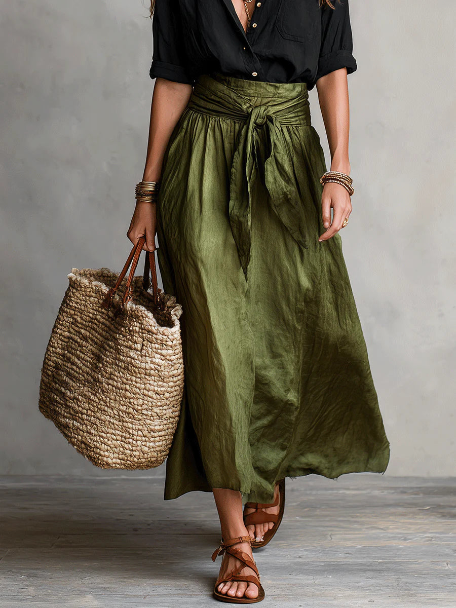 CELIA | SHIRT AND LONG SKIRT SET