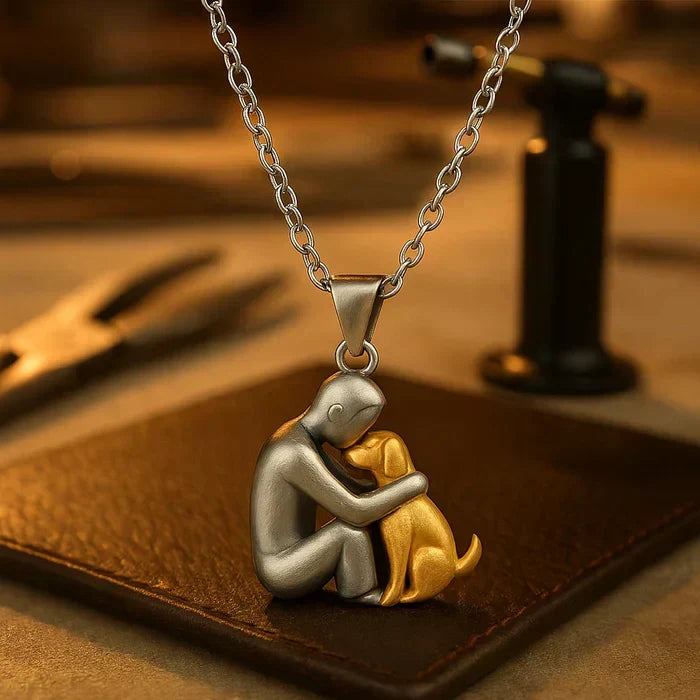 ETERNAL FRIENDSHIP | DOG LOVER HEART PENDANT