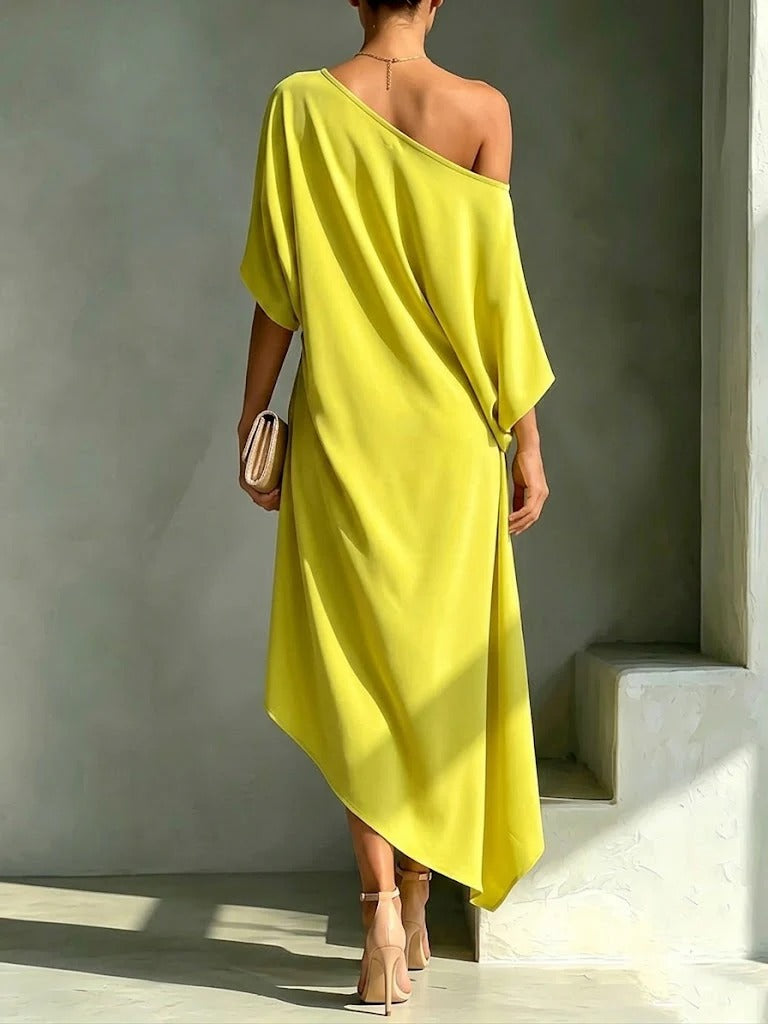 CAMILA | ELEGANT ASYMMETRICAL DRESS