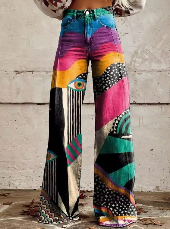 TALIA | BOHO CHIC FLARED JEANS