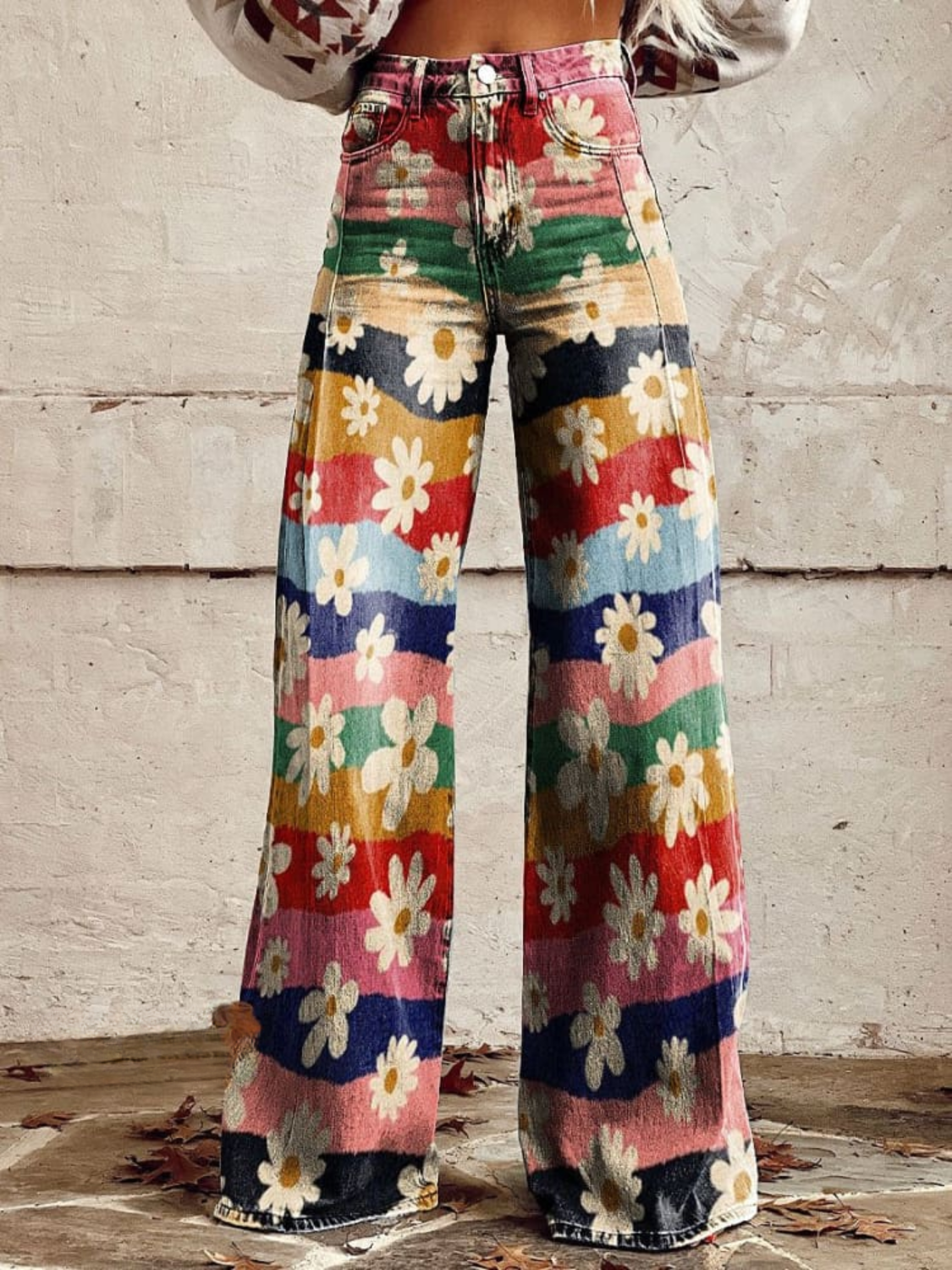 LÉON | ELEGANT FLORAL JEANS