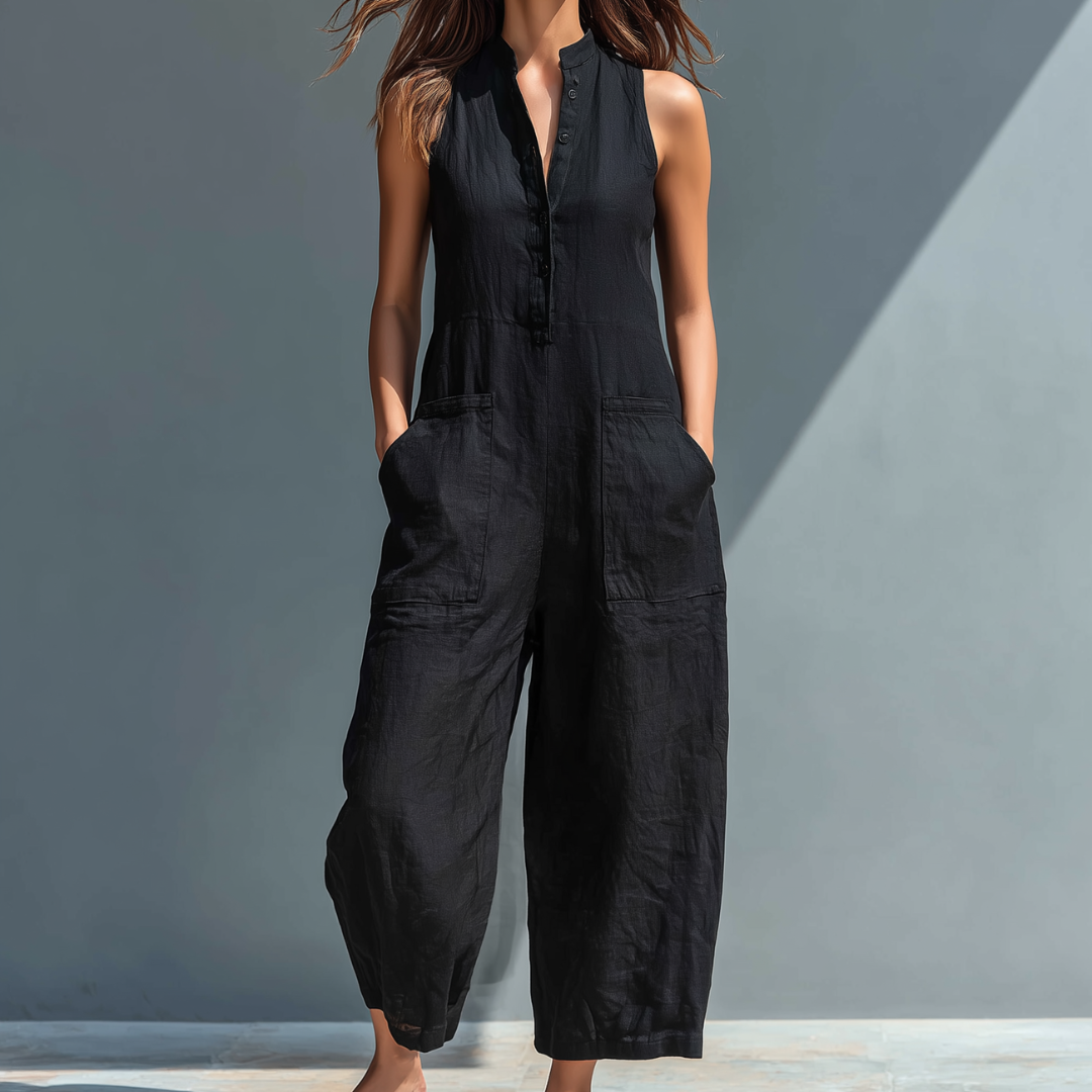PRECIOUS | SLEEVELESS MANDARIN COLLAR DRESS