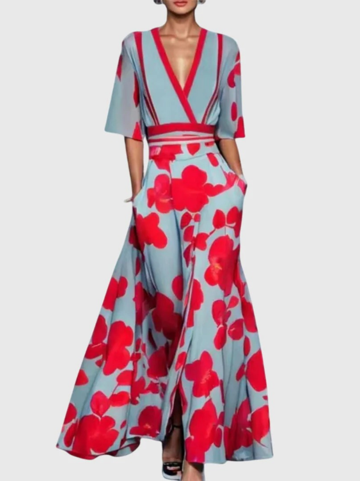 DEVON | ELEGANT SPRING MAXI DRESS