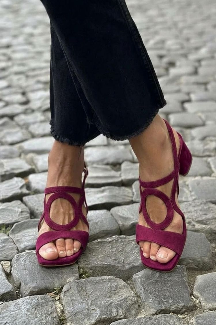 VALENTINA | VIBRANT CUT-OUT SANDALS