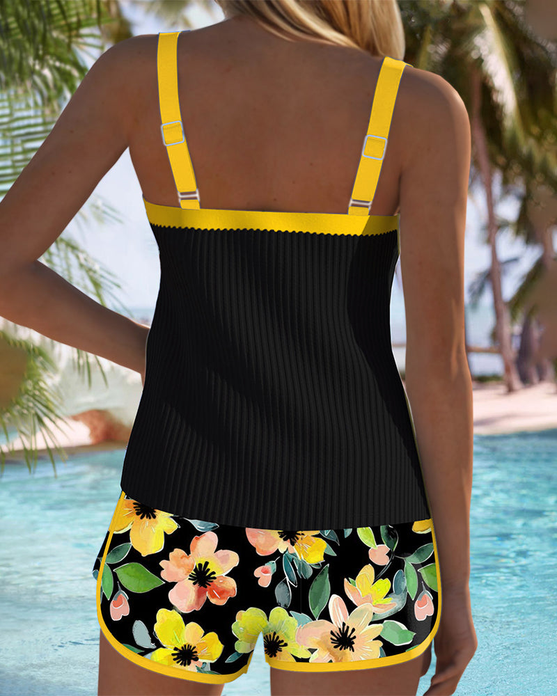 AITANA | ELEGANT TWO-PIECE TANKINI SET