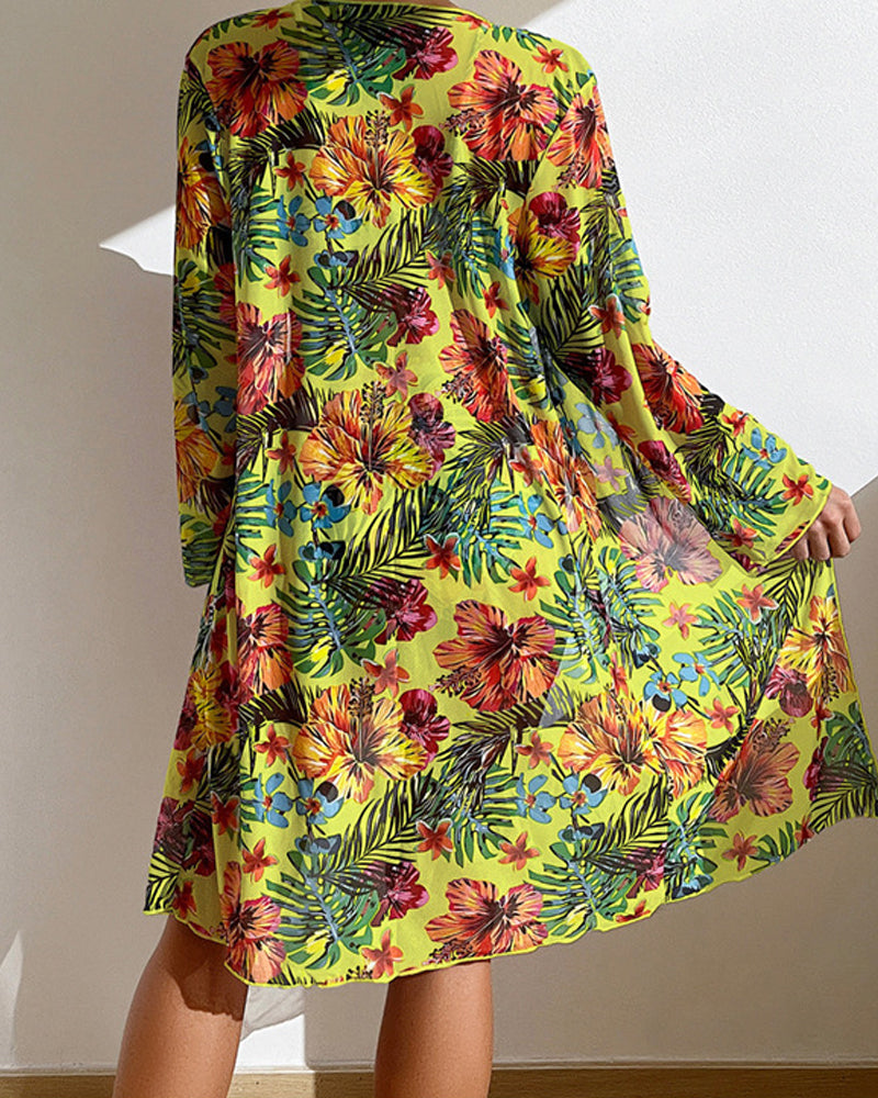 PALOMA | BIKINI WITH FLORAL SKIRT