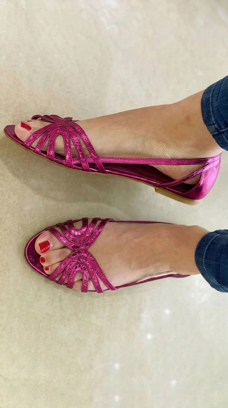 ÉLÉONORE | GOLDEN SLIDE SANDALS