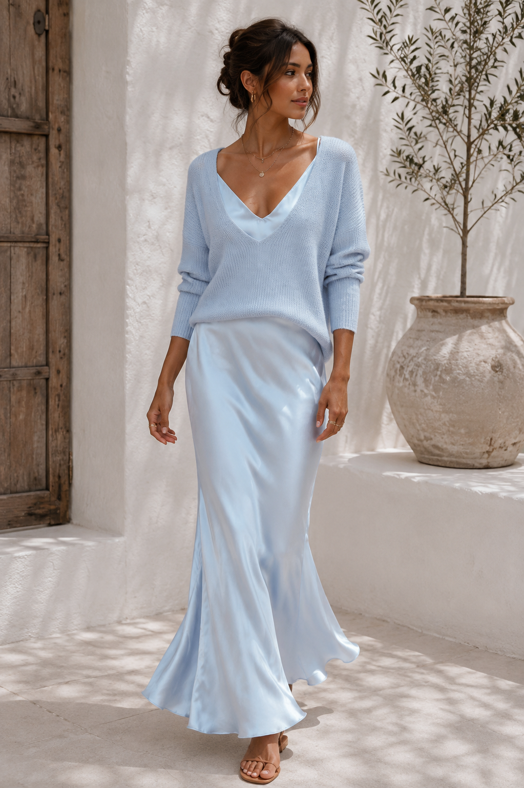 ALMA | ELEGANT SATIN DRESS