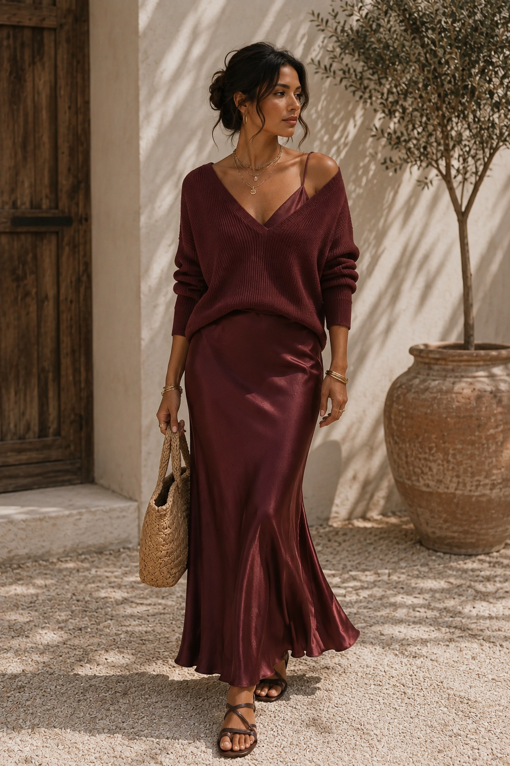 ALMA | ELEGANT SATIN DRESS