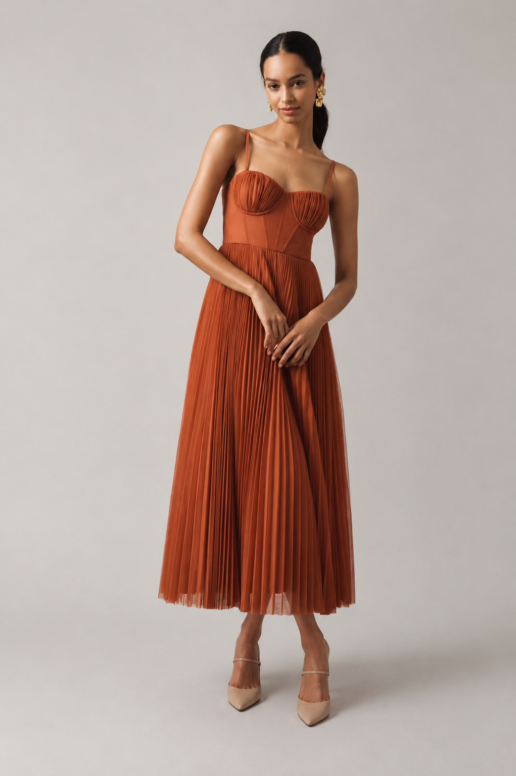 Jacqueline - Structured Corset Maxi Dress