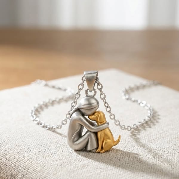 ETERNAL FRIENDSHIP | DOG LOVER HEART PENDANT