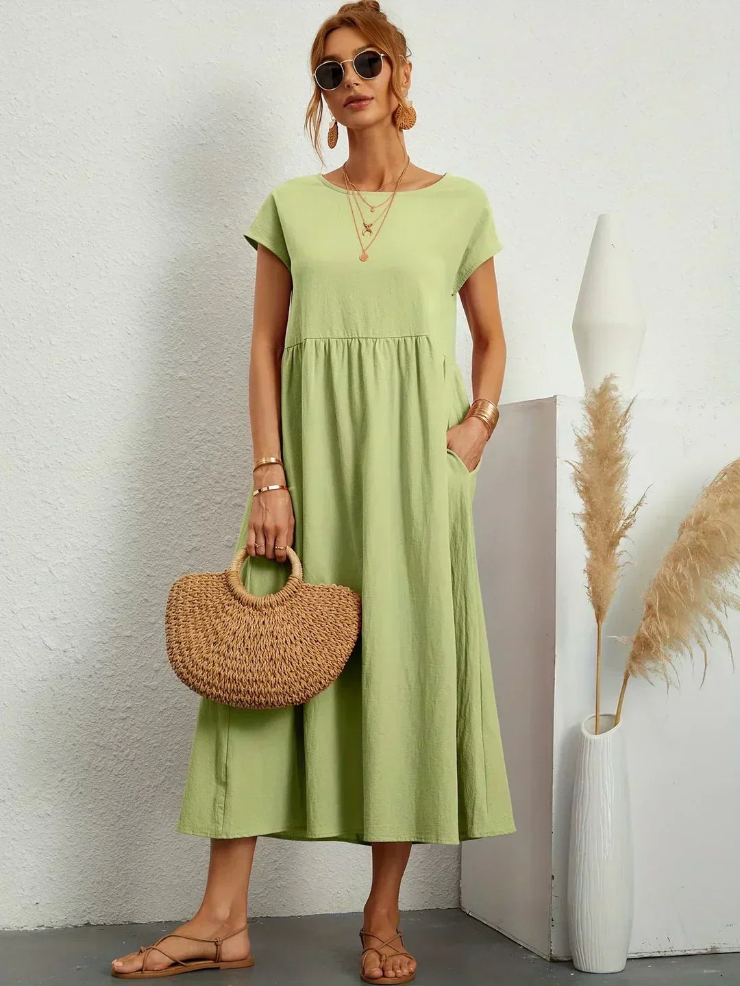 ROBYN | FLUID MIDI DRESS