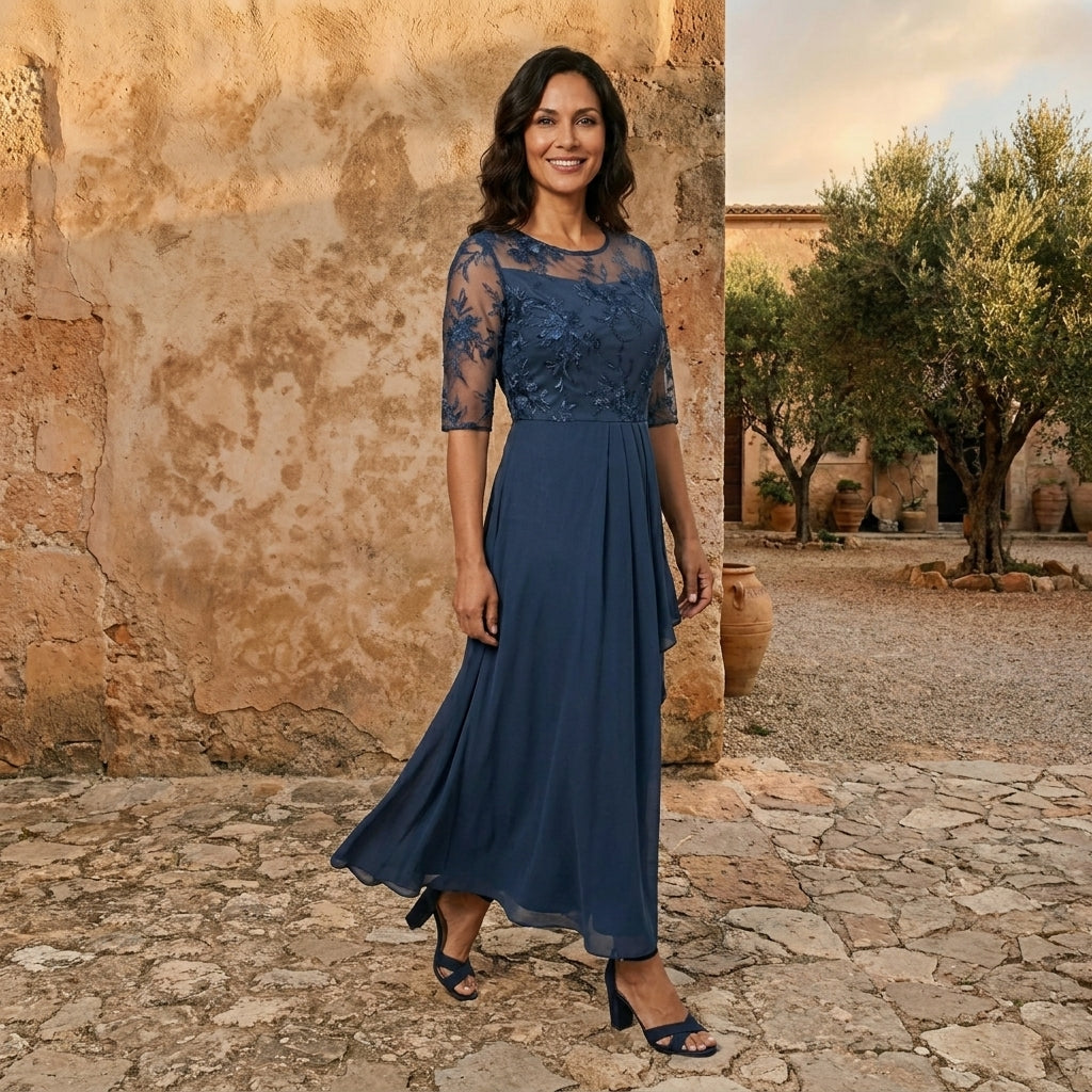 ELODIE | ELEGANT CHIFFON DRESS