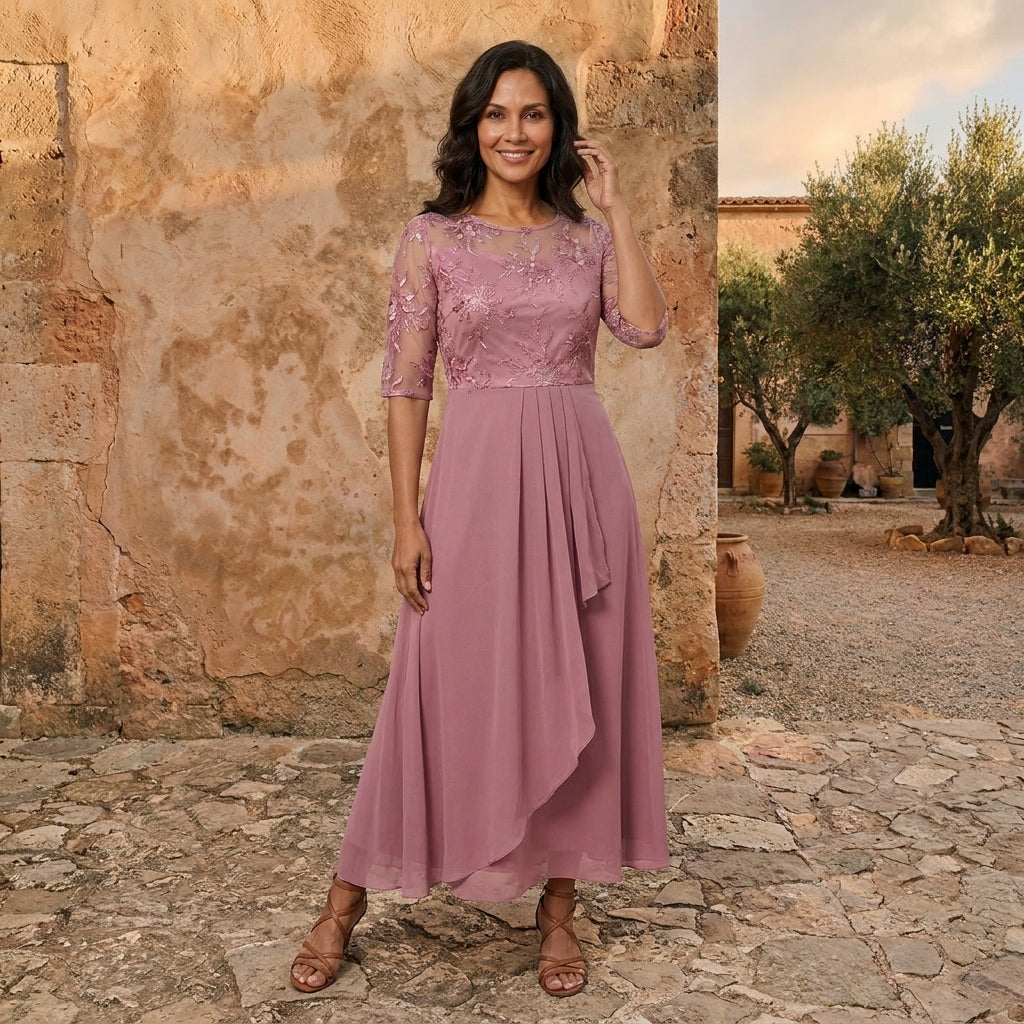 ELODIE | ELEGANT CHIFFON DRESS