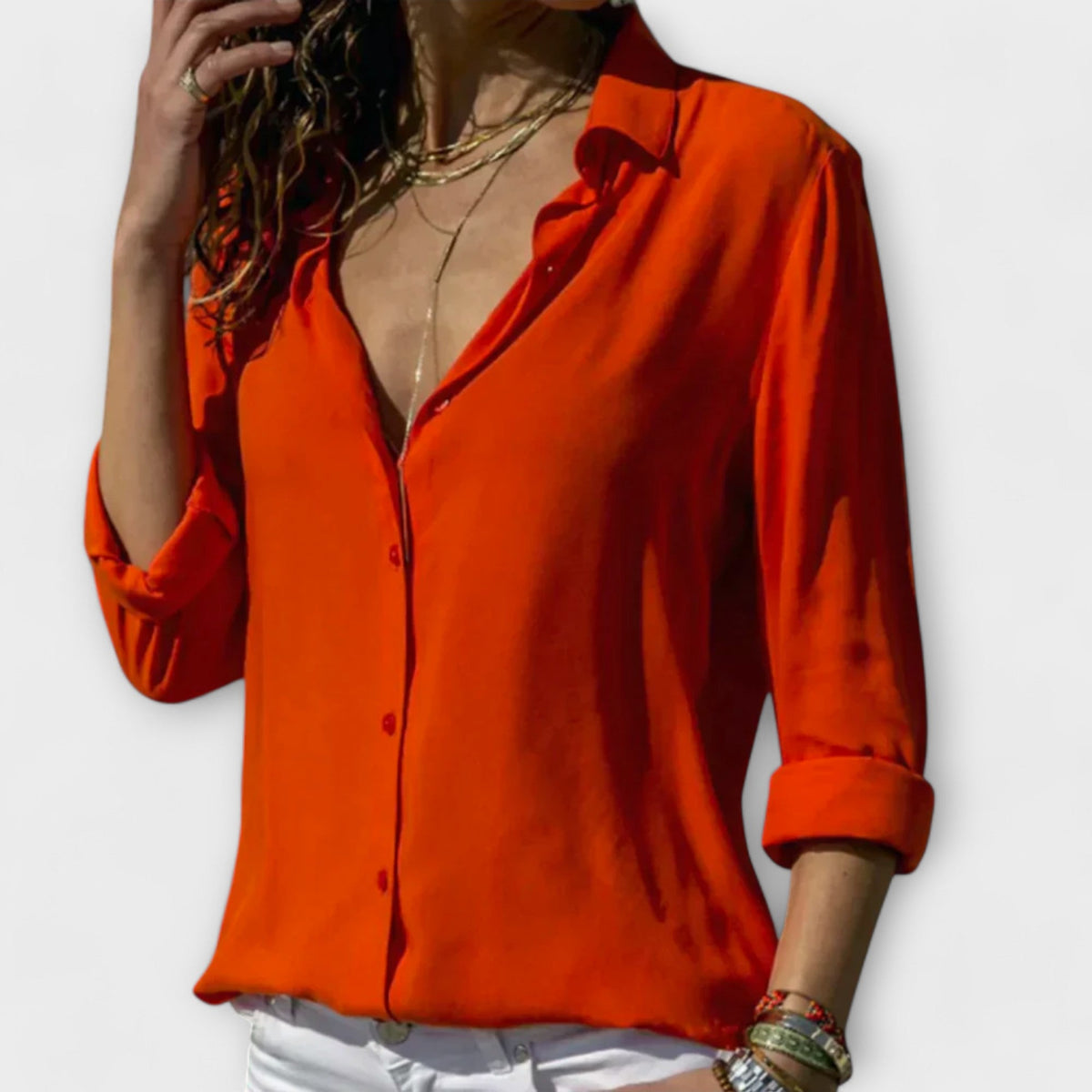 MONIAS - SATIN BLOUSE