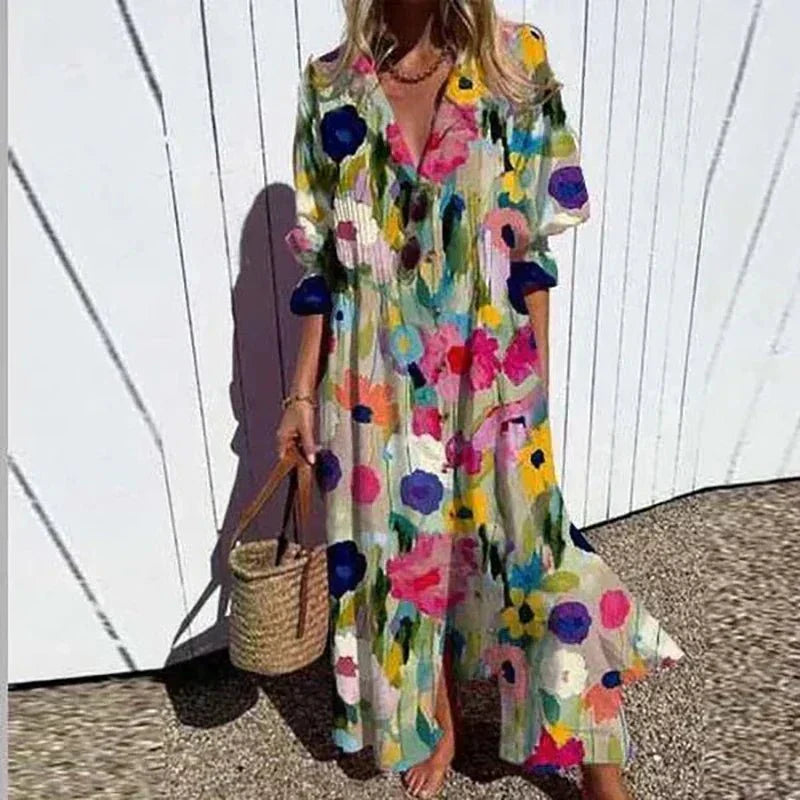 MARIKE | LIGHTWEIGHT BOHEMIAN MAXI DRESS