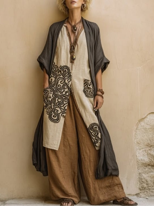OLGA | BOHO ETHNIC THREE-PIECE SET