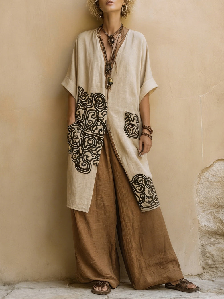 OLGA | BOHO ETHNIC THREE-PIECE SET