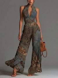 BRONWYN | BOHEMIAN PRINT CHIFFON JUMPSUIT