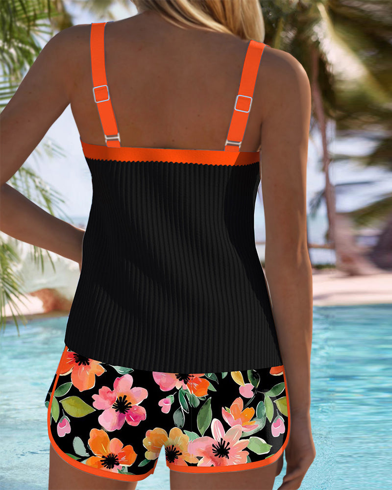 AITANA | ELEGANT TWO-PIECE TANKINI SET