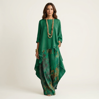CARIOLA | ASYMMETRICAL COTTON-SILK SET