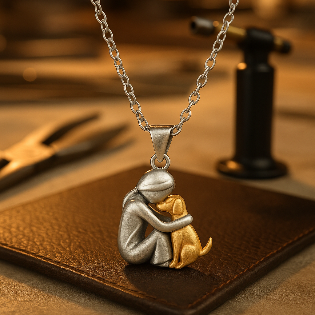 ETERNAL FRIENDSHIP | DOG LOVER HEART PENDANT